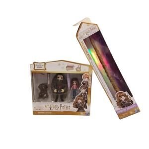 Harry Potter Magical Minis Friendship Set + Hermione Granger Spellbinding Wand